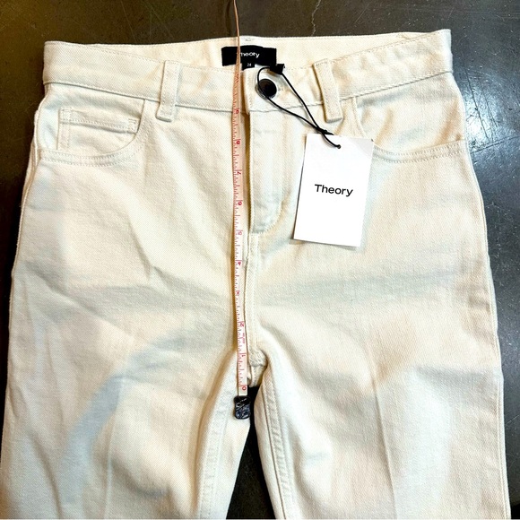 NWT Women’s Theory Kick 5 Pocket Denim - Size 24 - Picture 16 of 16